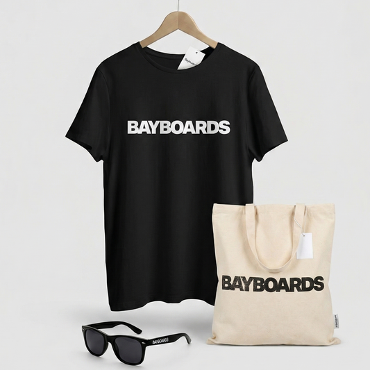 BAYBOARDS - Bundle - Any T-Shirt + Sunglasses + Tote Bag