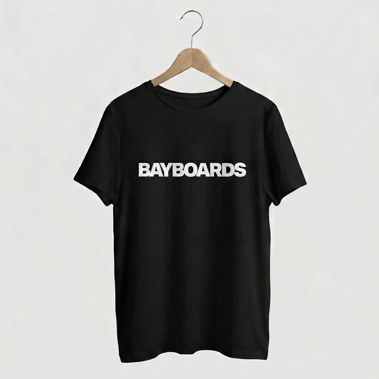 BAYBOARDS - Logo Black T-Shirt