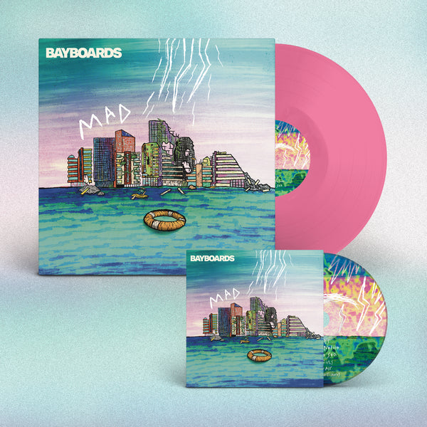 Bayboards - 'Modern Age Disaster' EP - Bundle - Pink 12" Vinyl Disc + CD